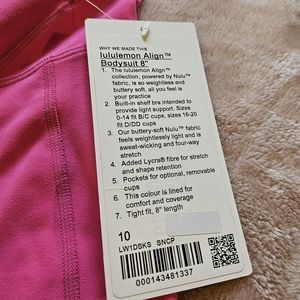 Lululemon Align Bodysuit 8"